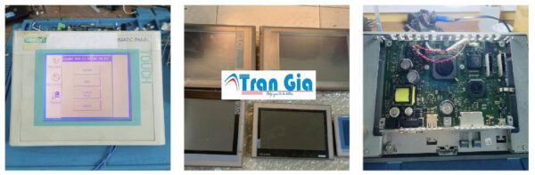 Thiết bị màn hình HMI đang trong quá trình sửa chữa tại TRAN GIA Thiết bị màn hình HMI đang trong quá trình sửa chữa tại TRAN GIA