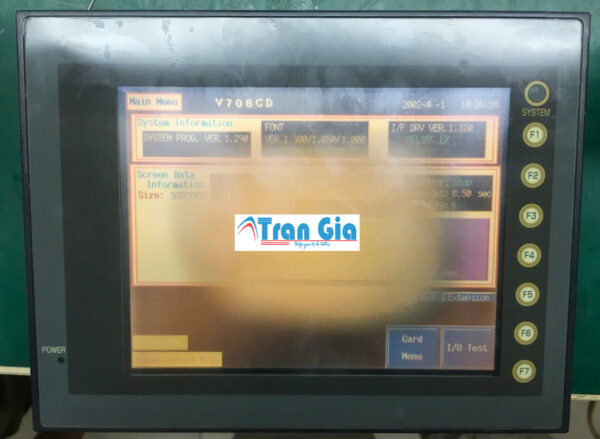 Màn hình HMI hư hỏng đang được sửa chữa tại TRAN GIA Màn hình HMI hư hỏng đang được sửa chữa tại TRAN GIA
