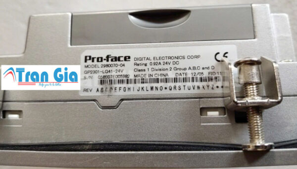 Màn hình HMI Pro-Face GP2301-TC41-24V Màn hình HMI Pro-Face GP2301-TC41-24V