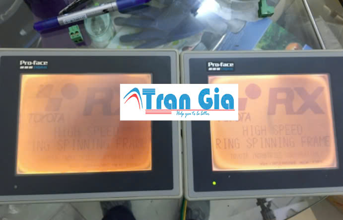 SỬA MÀN HÌNH HMI 5.7 INCH LỖI HIỂN THỊ LOANG MỜ