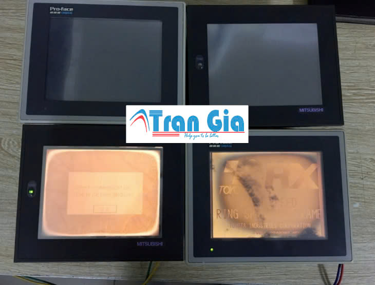 SỬA MÀN HÌNH HMI 5.7 INCH LỖI HIỂN THỊ LOANG MỜ