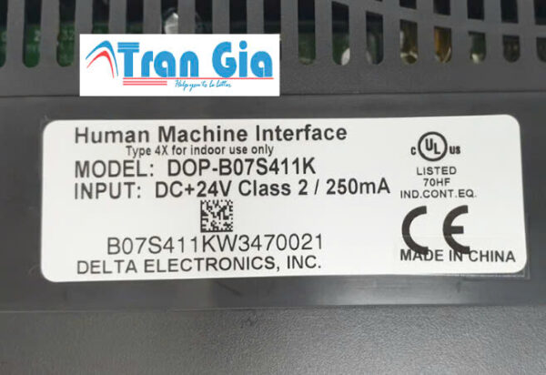 DOP-B07S411K – Màn hình HMI Delta DOP-B07S411K – Màn hình HMI Delta