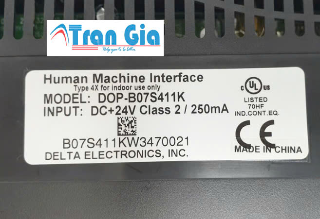 DOP-B07S411K – Màn hình HMI Delta