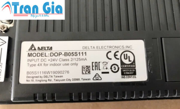 HMI DELTA DOP-B05S111