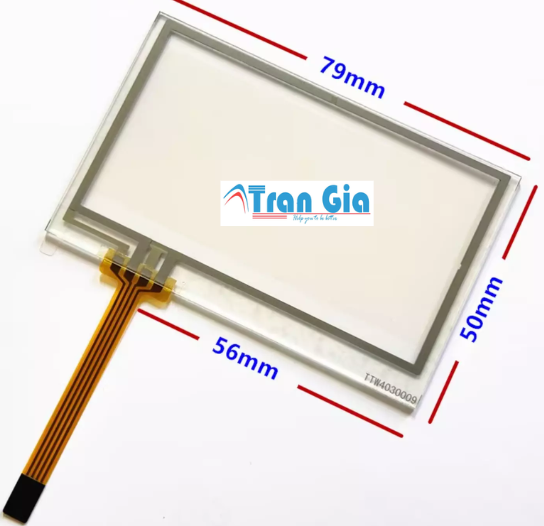 Đại lý bán tấm cảm ứng công nghiệp 3.2 inch kích thước 79x50mm