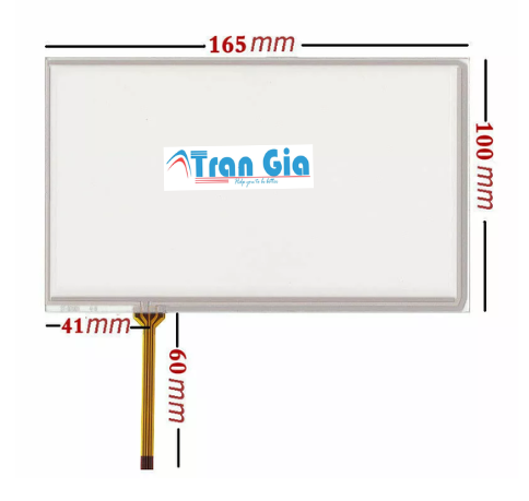 Tấm cảm ứng màn hình 7 inch kích thước 165×100mm - Nhận thay tấm cảm ứng màn hình HMI