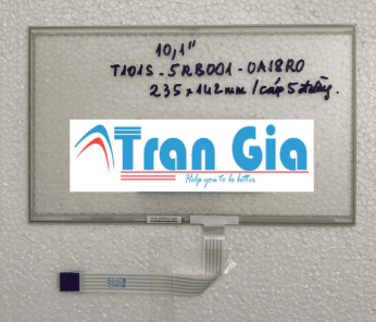 Tấm cảm ứng công nghiệp 10.2 inch T101S-5RB001-0A 235x142mm cáp 5 chân