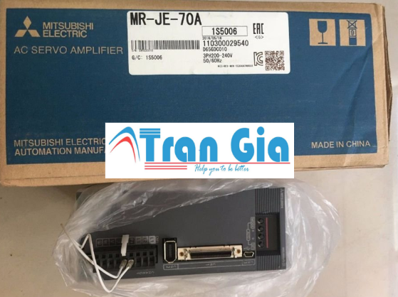 Servo Driver Mitsubishi MR-JE-10A 100W 200VAC Servo Driver Mitsubishi MR-JE-10A 100W 200VAC