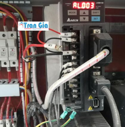 Servo Delta báo lỗi AL048, AL067, AL099
