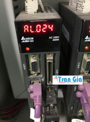 Servo Delta báo lỗi AL11, AL12.