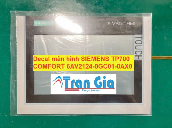 Decal màn hình TP700 comfort 6AV2124-0GC01-0AX0