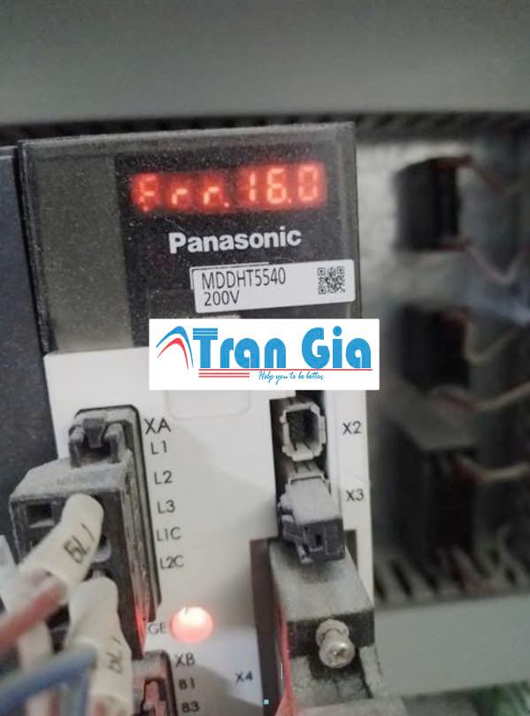 Servo Panasonic báo lỗi Err 16 lỗi quá tải