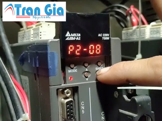 Servo Delta báo lỗi AL11, AL12.