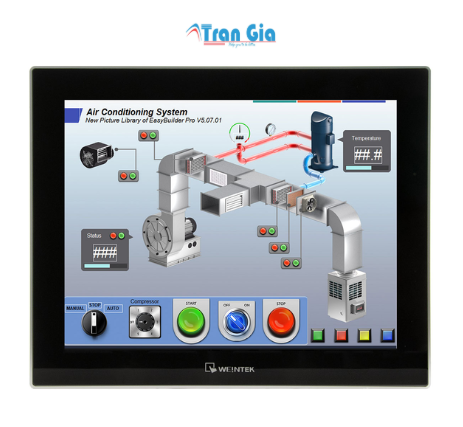 cMT3152X Màn hình cảm ứng HMI Weintek cMT 15 IPS Màu CAN Bus, Audio 