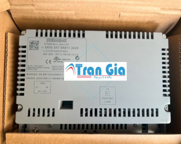 HMI Siemens KTP600 Basic mono PN 6AV6647-0AB11-3AX0