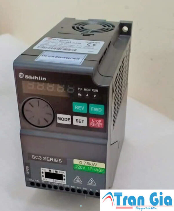 Biến tần Shihlin SC3-021-0.75K 1 Pha 220V