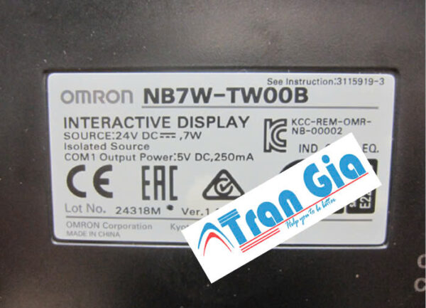 Màn hình cảm ứng OMRON NB7W-TW00B