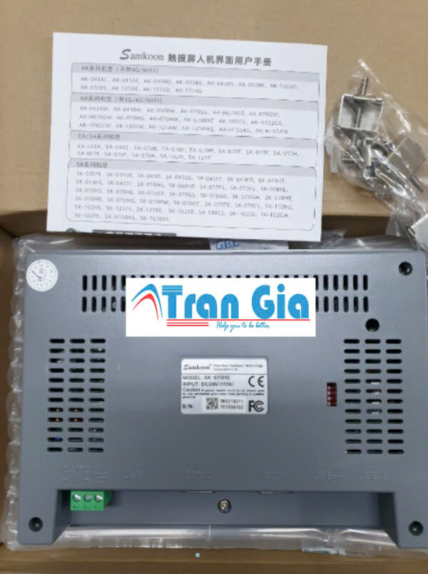 MÀN HÌNH HMI SAMKOON SK-070BE 7 INCH MÀN HÌNH HMI SAMKOON SK-070BE 7 INCH
