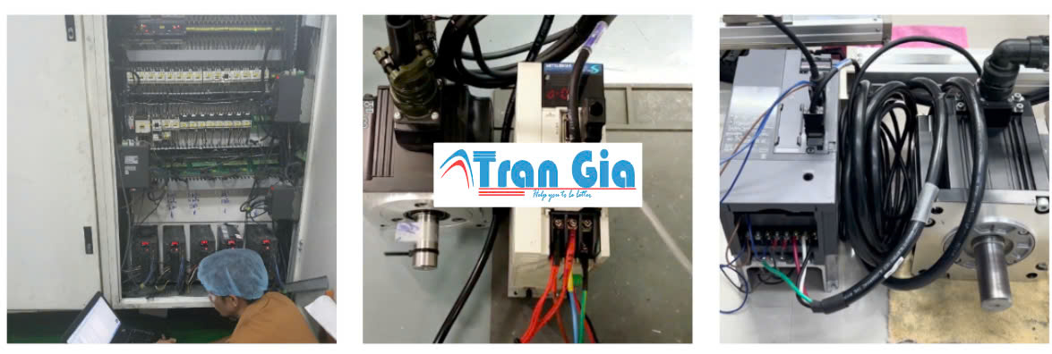 Hình ảnh sửa chữa servo Yaskawa TRAN GIA