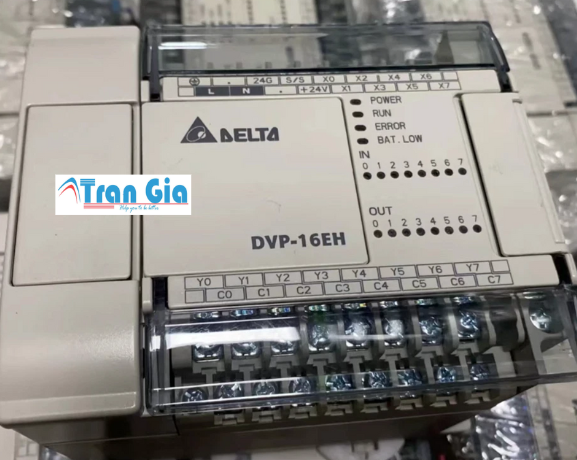 Bộ lập trình PLC Delta DVP16EH00R3 8 In/8 Out Relay 220VAC & Gía ưu đãi Bộ lập trình PLC Delta DVP16EH00R3 8 In/8 Out Relay 220VAC & Gía ưu đãi