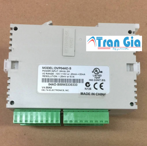 Module PLC DVP04AD-S Delta & Gía ưu đãi Module PLC DVP04AD-S Delta & Gía ưu đãi