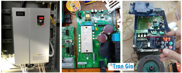Hình ảnh một số biến tần hư hỏng đang trong quá trình sửa chữa tại Trần Gia Automation Hình ảnh một số biến tần hư hỏng đang trong quá trình sửa chữa tại Trần Gia Automation