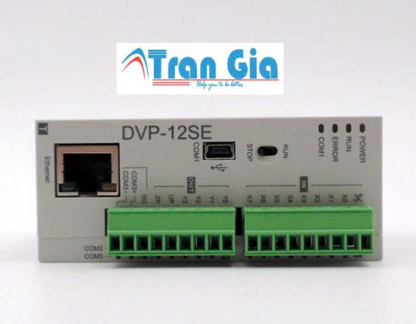 Bộ lập trình PLC Delta DVP12SE11T 8 In/4 Out Transistor 24VDC & Gía ưu đãi