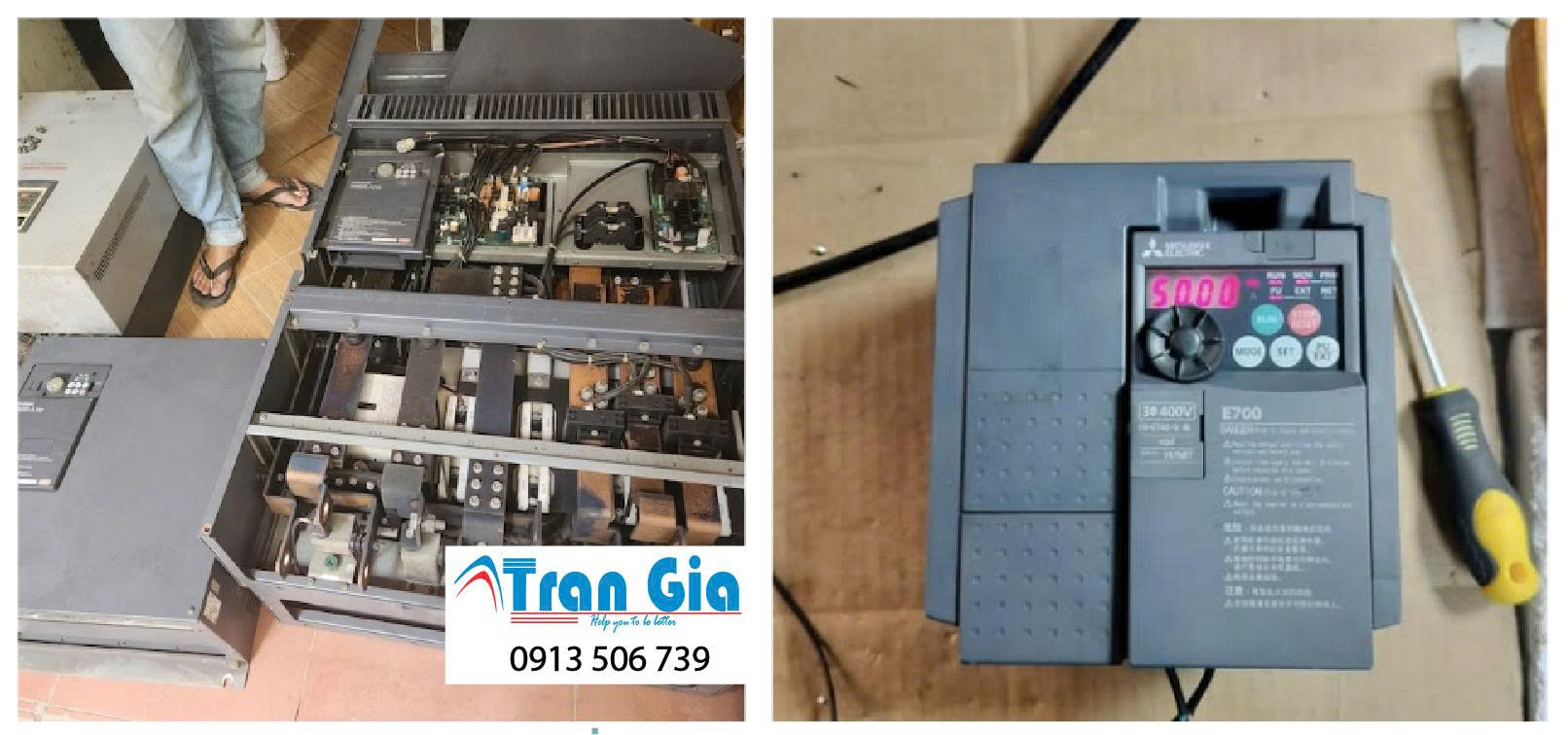 Trung tâm sửa biến tần Mitsubishi báo lỗi bảo hành lên đến 6 tháng