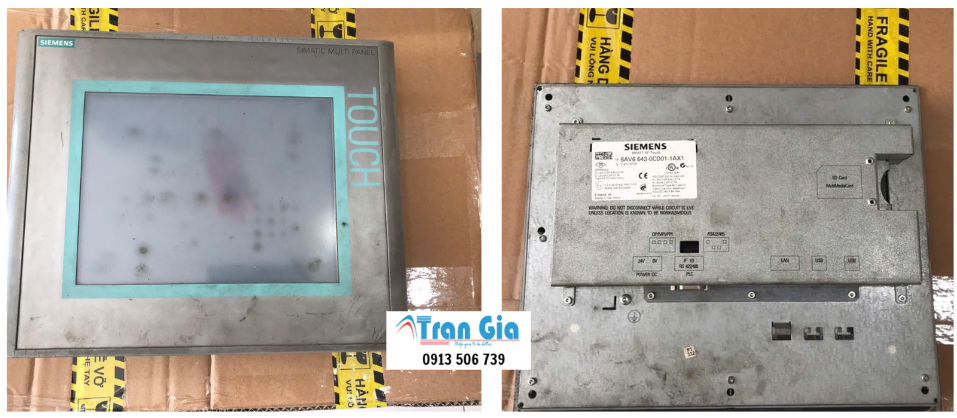 Chuyên sửa chữa màn hình HMI bị đốm đen giá rẻ, bảo hành 3-6 tháng tại Trần Gia Automation