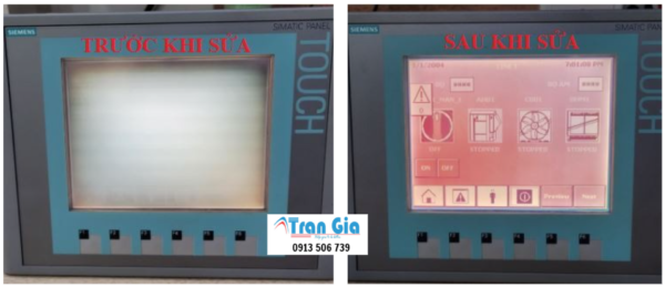 Chuyên sửa chữa màn hình HMI bị đốm đen giá rẻ, bảo hành 3-6 tháng tại Trần Gia Automation Chuyên sửa chữa màn hình HMI bị đốm đen giá rẻ, bảo hành 3-6 tháng tại Trần Gia Automation