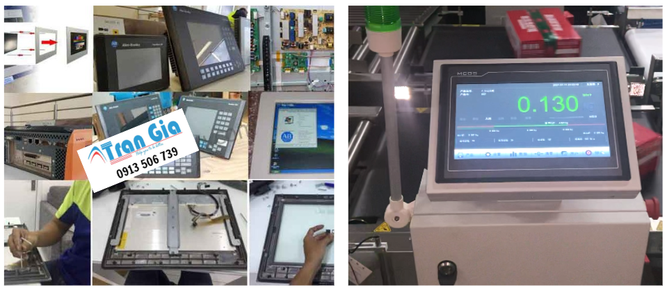 Hình ảnh một số màn hình HMI được trong quá trình sửa chữa