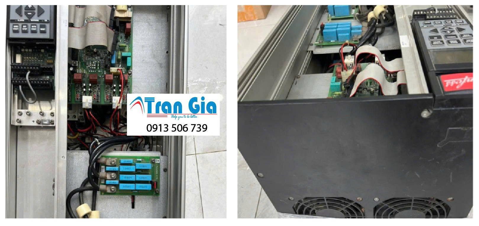 Hình ảnh một số biến tần đang được sửa tại Trần Gia Automation