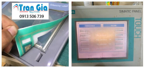 Thay LCD cho màn hình HMI Siemens 12 inch 6AV2123-2MB03-0AX0 (KTP1200) bể màn hình Thay LCD cho màn hình HMI Siemens 12 inch 6AV2123-2MB03-0AX0 (KTP1200) bể màn hình