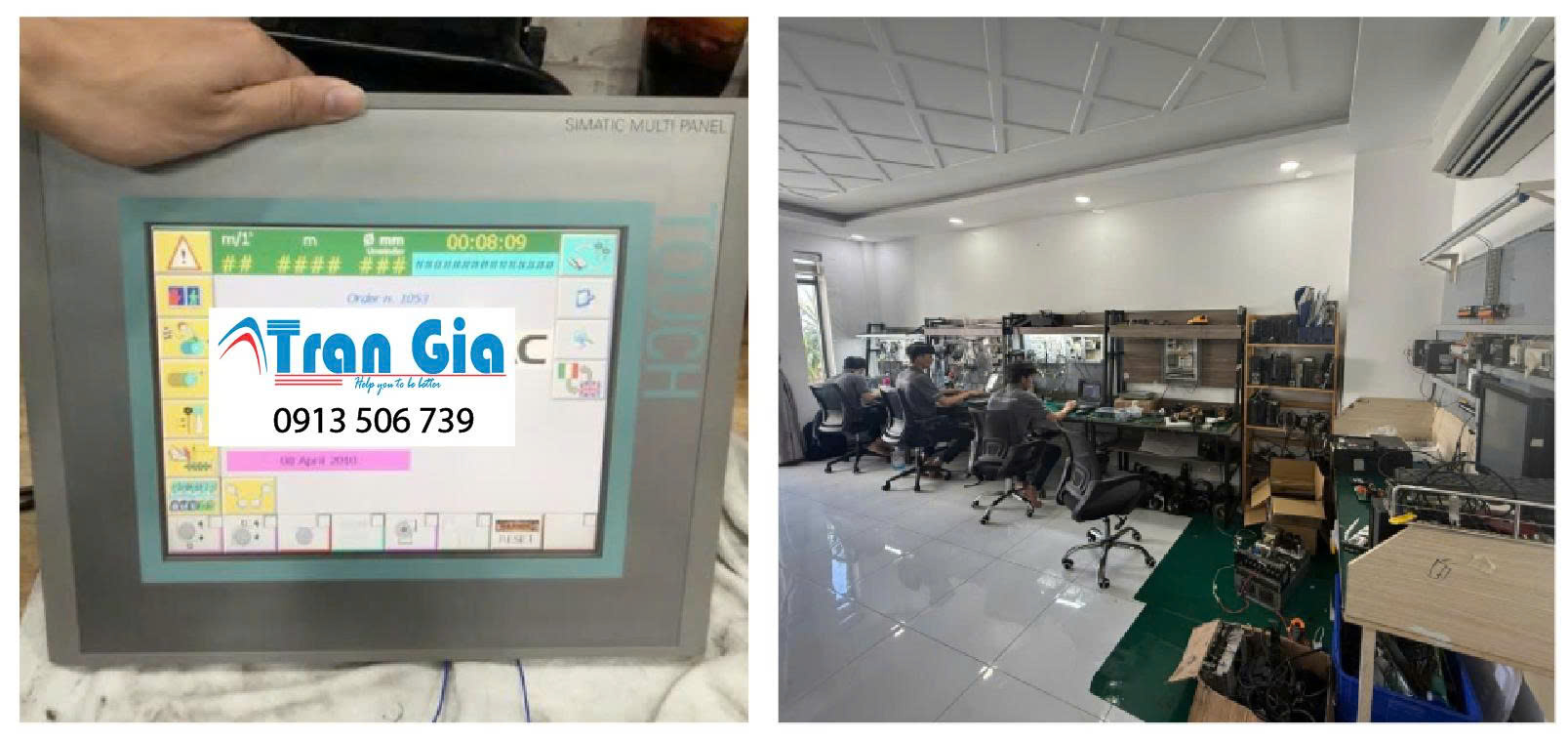 TRAN GIA trung tâm chuyên cung cấp và sửa chữa mọi hãng màn hình HMI