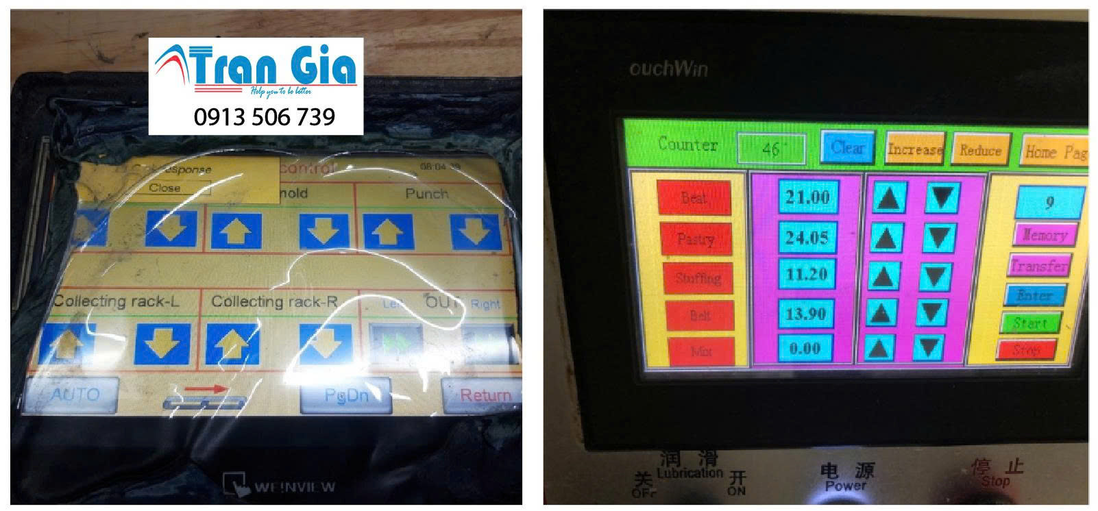 Chuyên thay tấm cảm ứng cho màn hình HMI Panasonic bảo hành 6 tháng