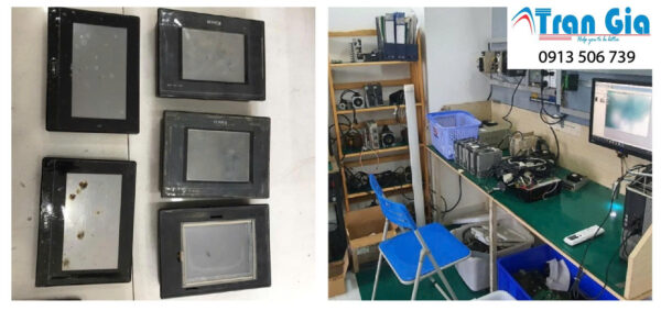 Hình ảnh một số màn hình HMI được trong quá trình sửa chữa Hình ảnh một số màn hình HMI được trong quá trình sửa chữa