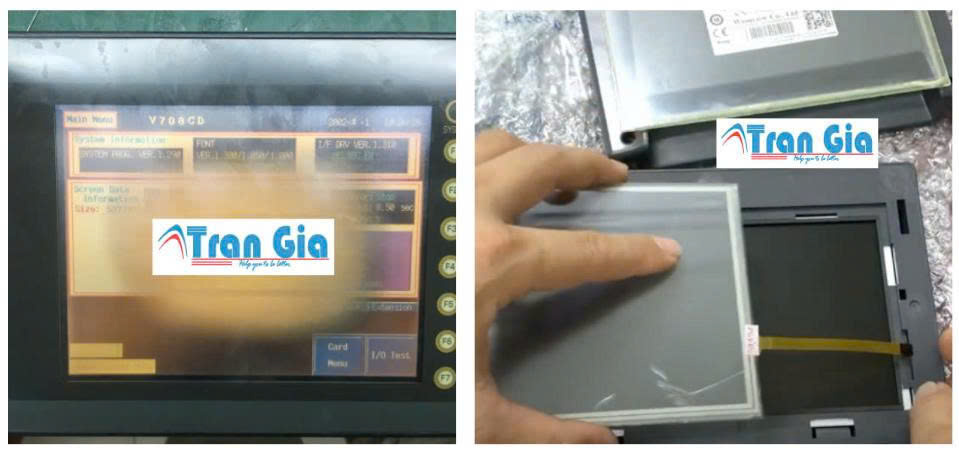 Chuyên sửa chữa màn hình HMI Hakko Monitouch cảm ứng bấm không ăn, màn hình không hiển thị