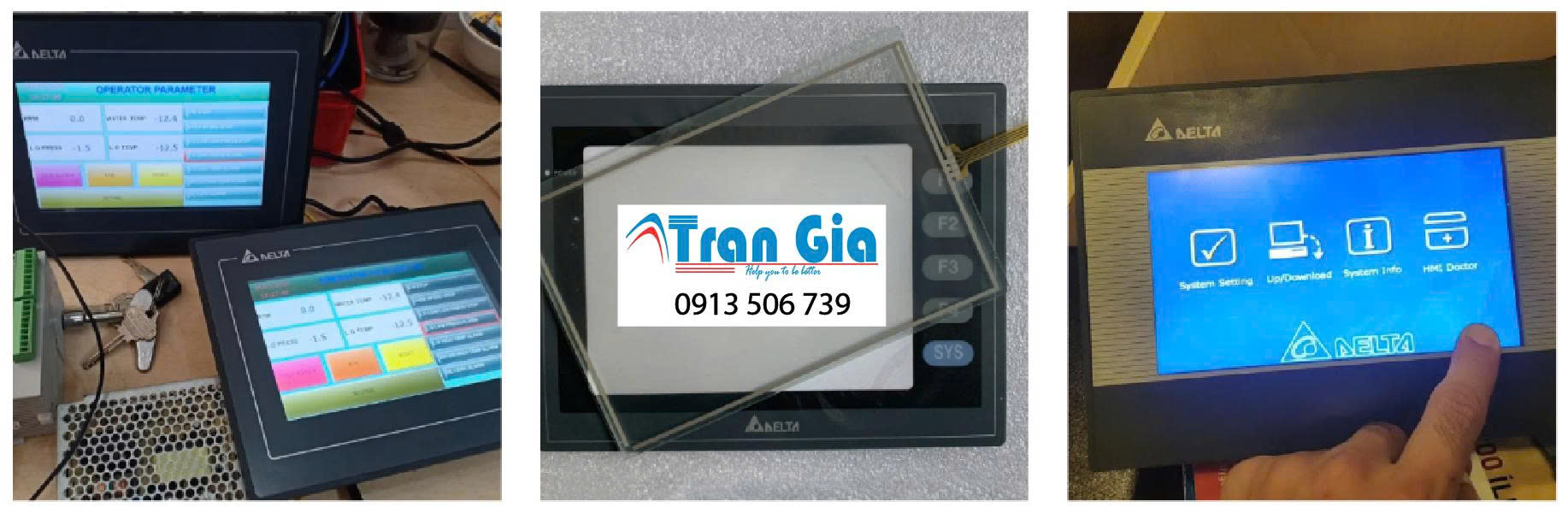 Chuyên cung cấp và thay tấm hiển thị LCD cho màn hình công nghiệp HMI Delta hư hỏng nhanh chóng TP HCM