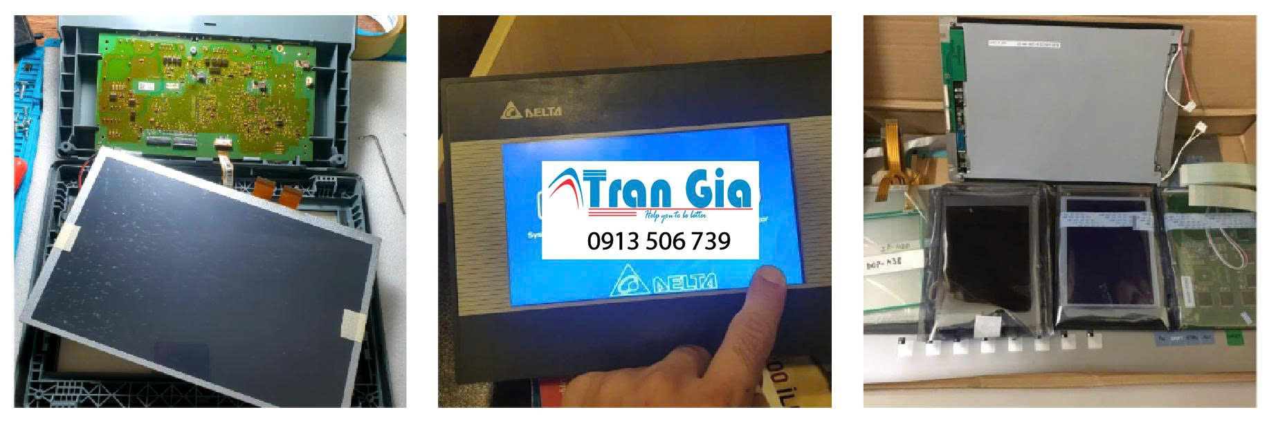 Chuyên cung cấp và thay tấm hiển thị LCD cho màn hình công nghiệp HMI Delta hư hỏng nhanh chóng TP HCM