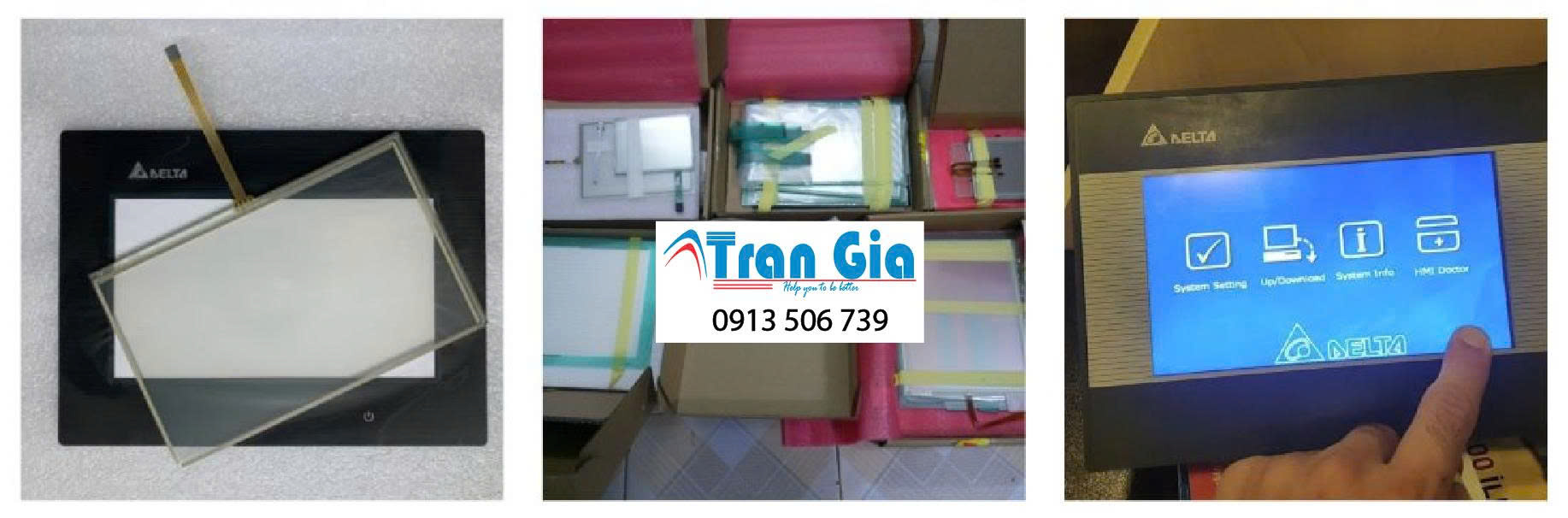 Chuyên cung cấp và thay tấm hiển thị LCD cho màn hình công nghiệp HMI Delta hư hỏng nhanh chóng TP HCM