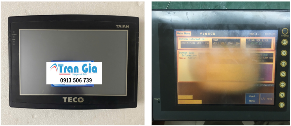 Sửa chữa màn hình cảm ứng HMI Teco với kinh nghiệm lâu năm trong nghề