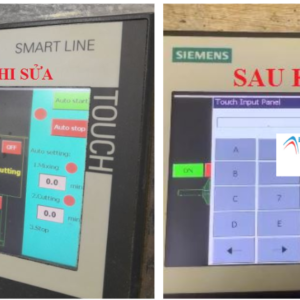 Nhận khắc phục lỗi màn hình HMI Siemens 6AV2123-2GA03-0AX0 (KTP700 Basic) bấm không nhạy, bấm không ăn do hư cảm ứng nhanh chóng