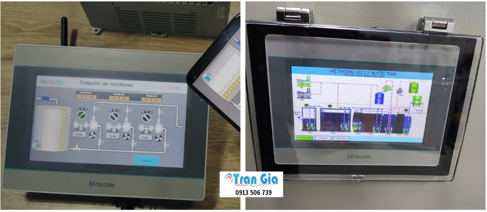 Công Ty sửa chữa màn hình Wecon lỗi cảm ứng, Bấm Cảm ứng không Ăn, Màn hình Liệt Cảm ứng với linh kiện chính hãng