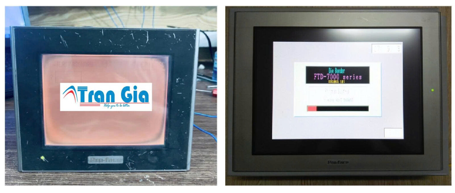 Sửa chữa Thay cảm ứng màn hình HMI Proface GP4501TAD, Thay LCD màn hình cảm ứng Proface GP4501TAD