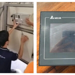 Công ty sửa chữa màn hình cảm ứng HMI Delta-Weinview-Siemens-Proface lỗi hiển thị loang mờ do hư tấm LCD, xử lý gấp
