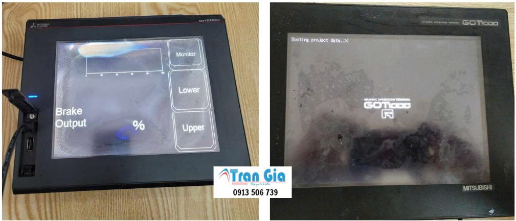 Dịch vụ sửa HMI Mitsubishi, sửa màn hình cảm ứng công nghiệp Mitsubishi