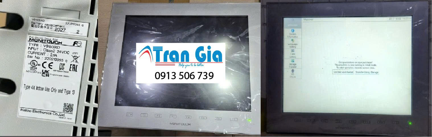 Thay tấm LCD cho màn hình cảm ứng HMI Fuji Hakko các lỗi bị kẻ sọc, loang mờ không thấy rõ, không lên đèn nền với linh kiện chính hãng