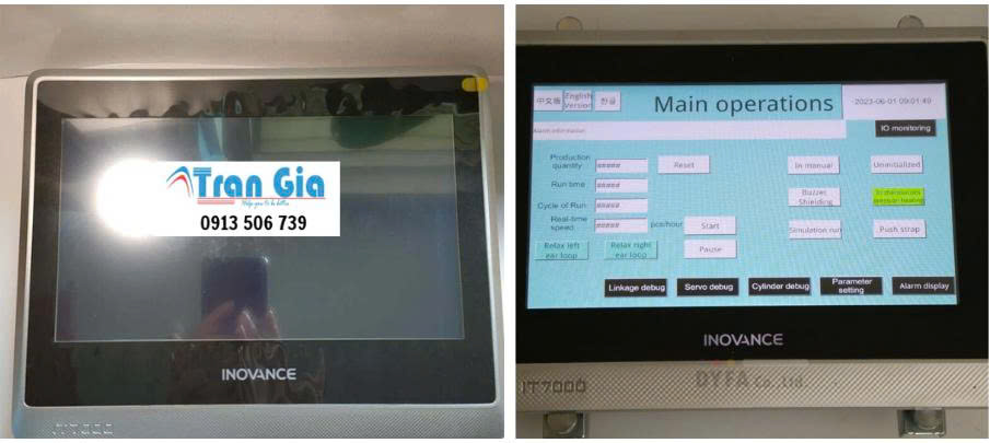 Công Ty sửa màn hình Kinco Lỗi Cảm ứng, Thay Màn hình LCD inovance, Thay Cảm ứng inovance màn hình Lấy trong ngày bảo hành lên tới 6 tháng