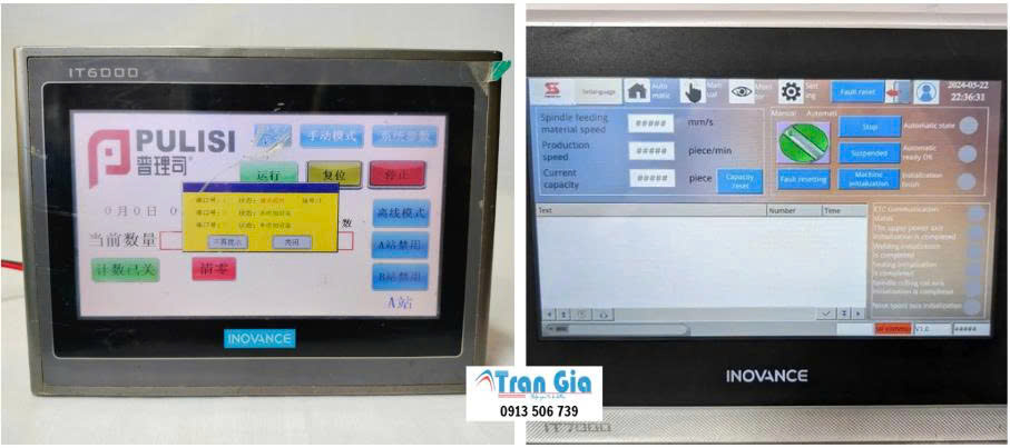 Công Ty sửa màn hình Kinco Lỗi Cảm ứng, Thay Màn hình LCD inovance, Thay Cảm ứng inovance màn hình Lấy trong ngày bảo hành lên tới 6 tháng