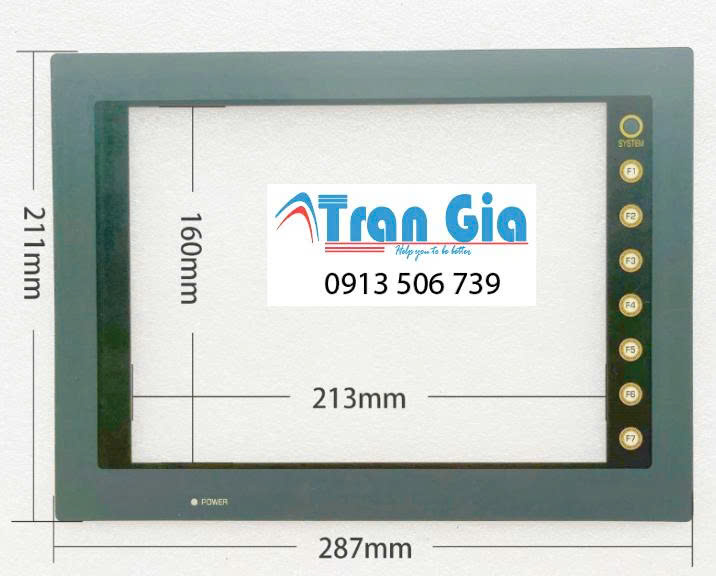 Tấm cảm ứng N010-0554-X027/03 Mặt căm ứng Fujitsu kích thước 184X141mm